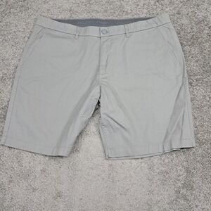 English Laundry Mens Gray Micro Textured Flat‎ Front Shorts Size 38 Stretch